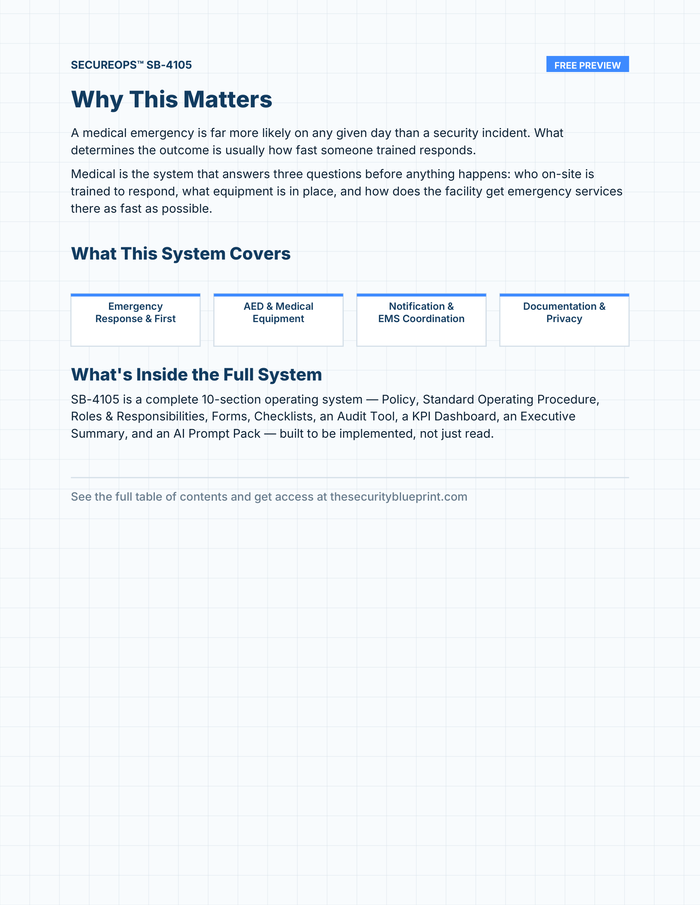 Medical preview PDF — Overview section