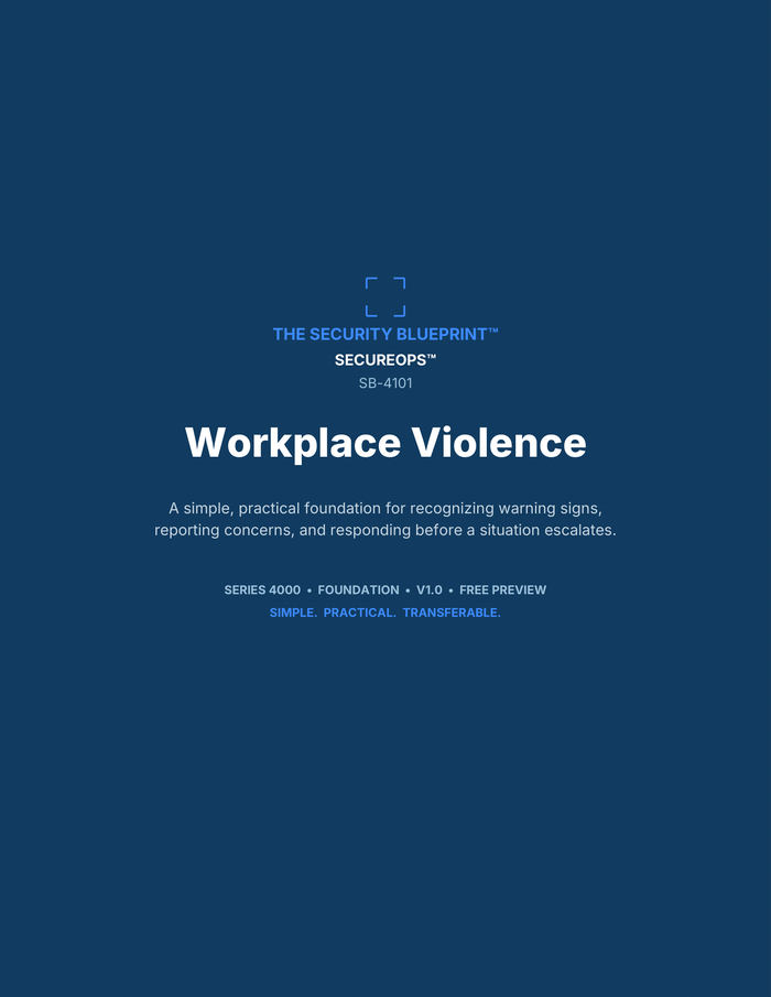 Workplace Violence preview PDF — cover page